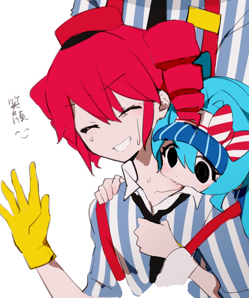hatsune miku and kasane teto (vocaloid and 2 more) drawn by torino_sasami