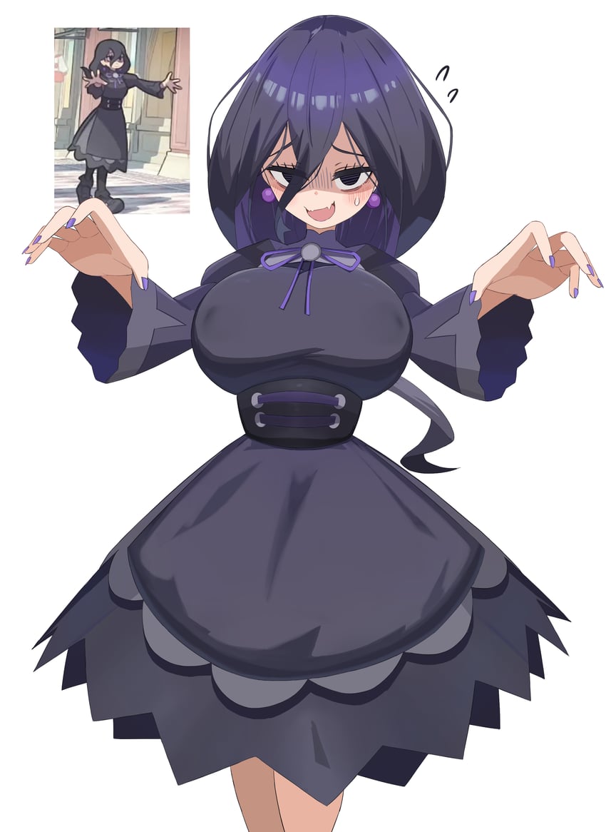 hex maniac (pokemon and 1 more) drawn by nanukotu