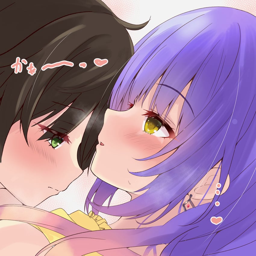 kohibari kurumi and tanikaze riku (tenshi souzou re-boot!) drawn by purunyara