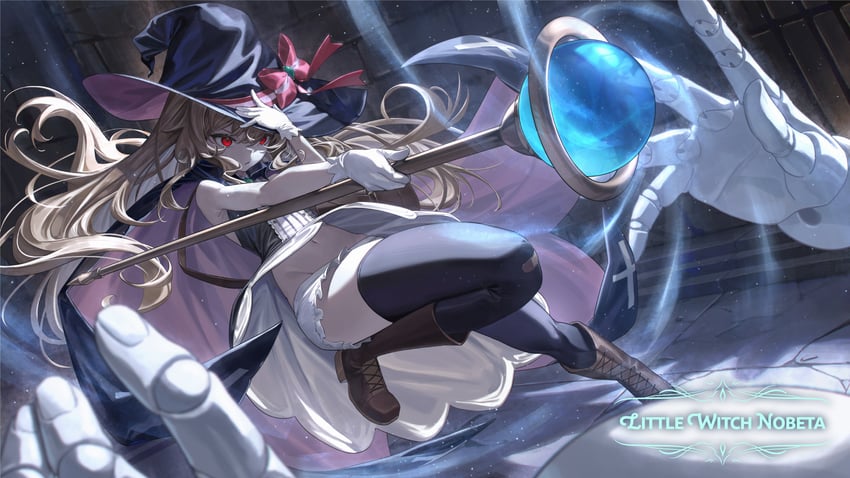 nobeta (little witch nobeta) drawn by whitem_(whiteemperor2020)