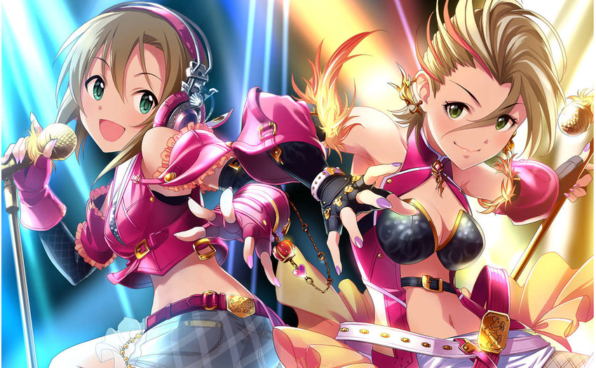 tada riina and kimura natsuki (idolmaster and 1 more)