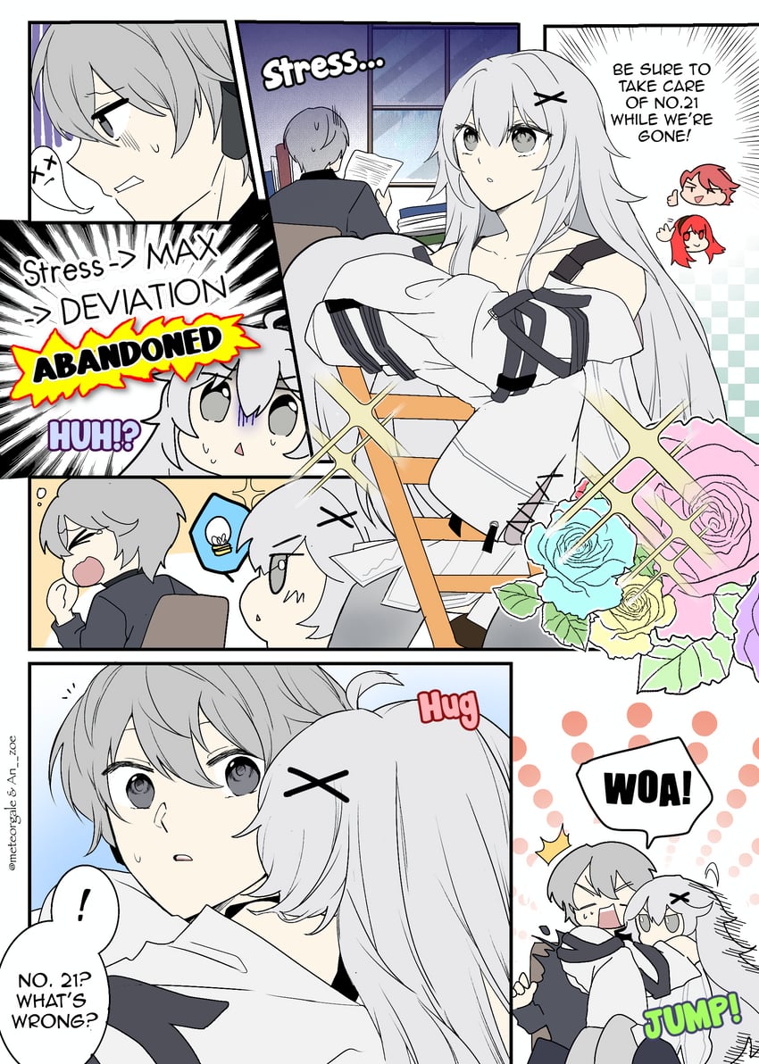 no. 21, vera, commandant, no. 21: xxi, and noctis (punishing: gray raven) drawn by an_zoe19 and meteorgale