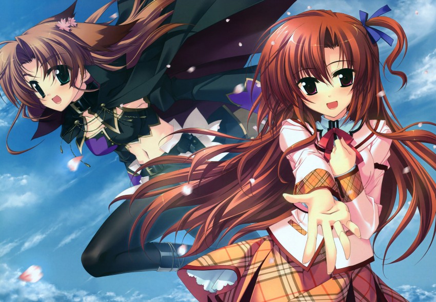 amami mikage and wakaba rinko (sakura tale) drawn by minazuki_haruka