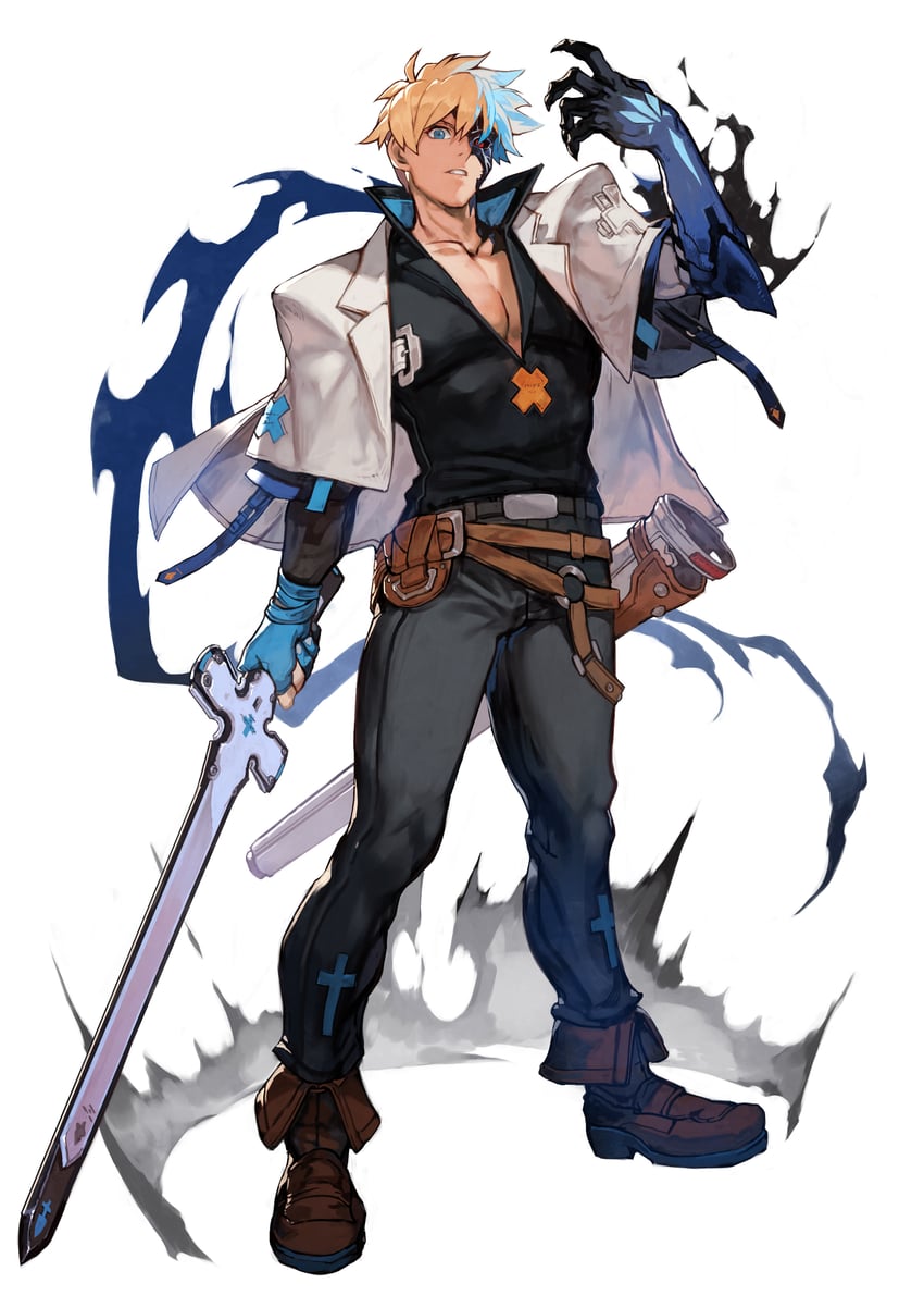 ky kiske (guilty gear and 1 more) drawn by hungry_clicker