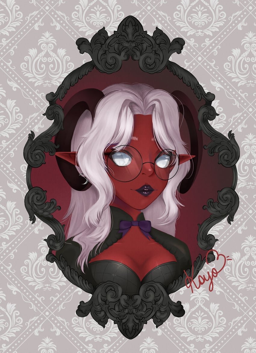 melissa belladonna (indie virtual youtuber and 1 more) drawn by koyonee