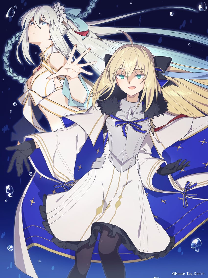 morgan le fay and aesc (fate and 1 more) drawn by house_tag_denim