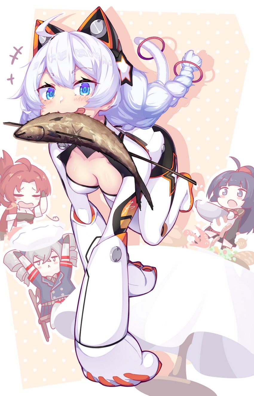 kiana kaslana, raiden mei, bronya zaychik, murata himeko, and homu (honkai and 1 more) drawn by dev_(dev0614)
