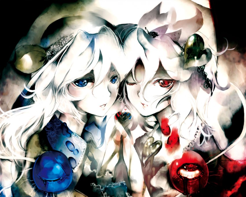 komeiji koishi and komeiji satori (touhou and 1 more) drawn by kei_(keigarou)