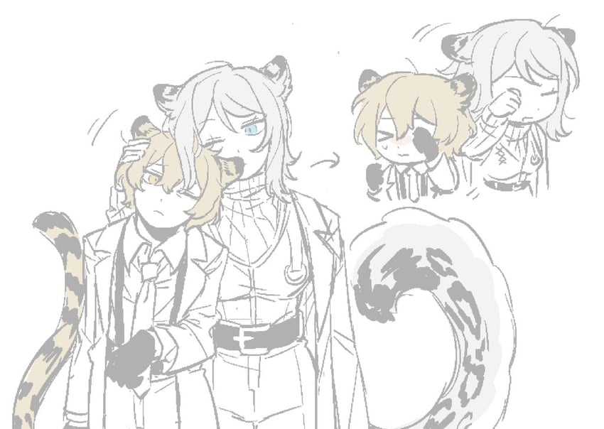 faust and sinclair (project moon and 1 more) drawn by ohzv