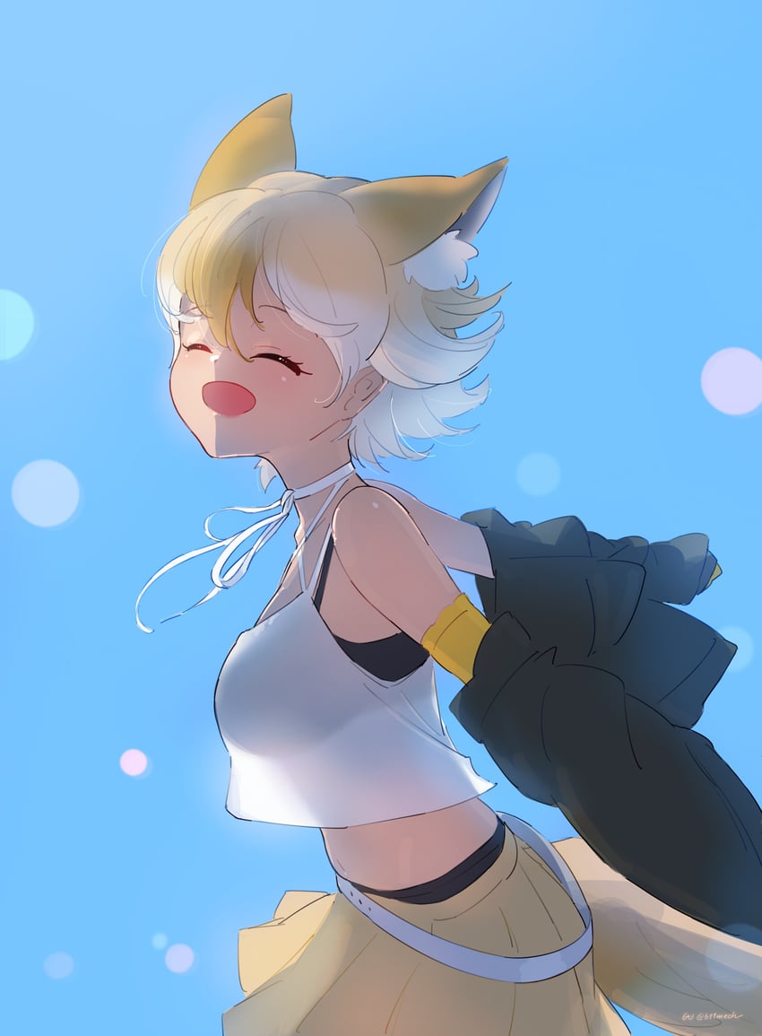 coyote (kemono friends and 1 more) drawn by beleven