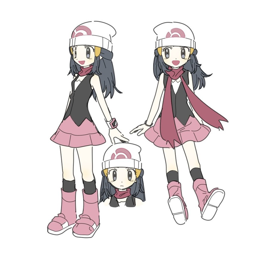 dawn (pokemon and 1 more) drawn by dawnlover_01