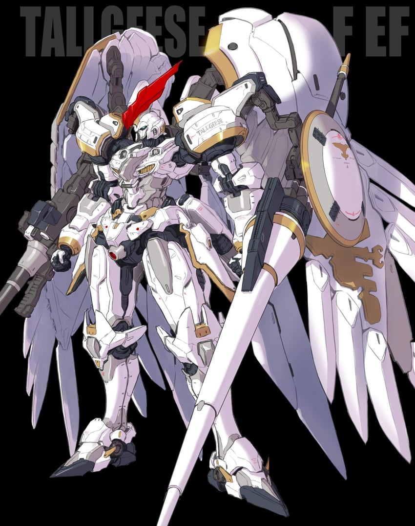 tallgeese flugel (gundam and 2 more) drawn by maeda_hiroyuki