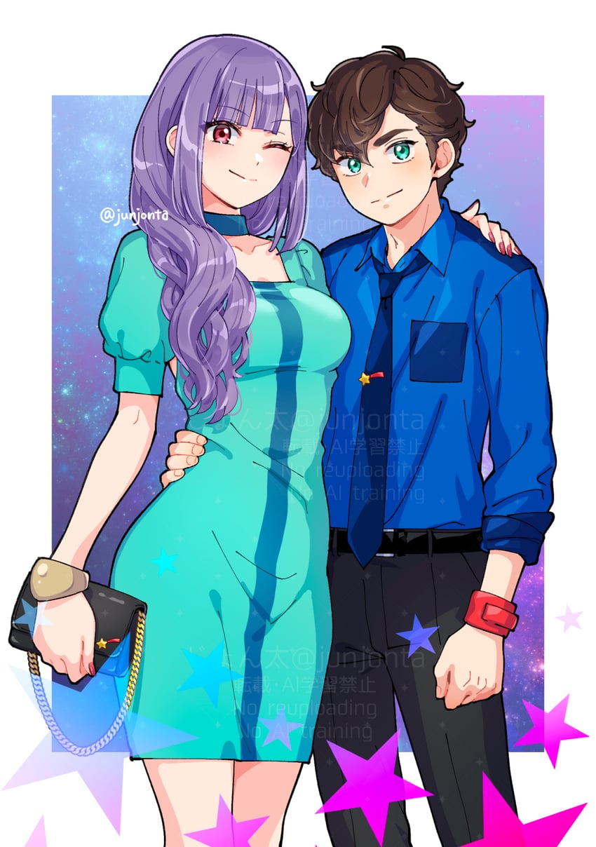 judau ashta and roux louka (gundam and 1 more) drawn by junjonta