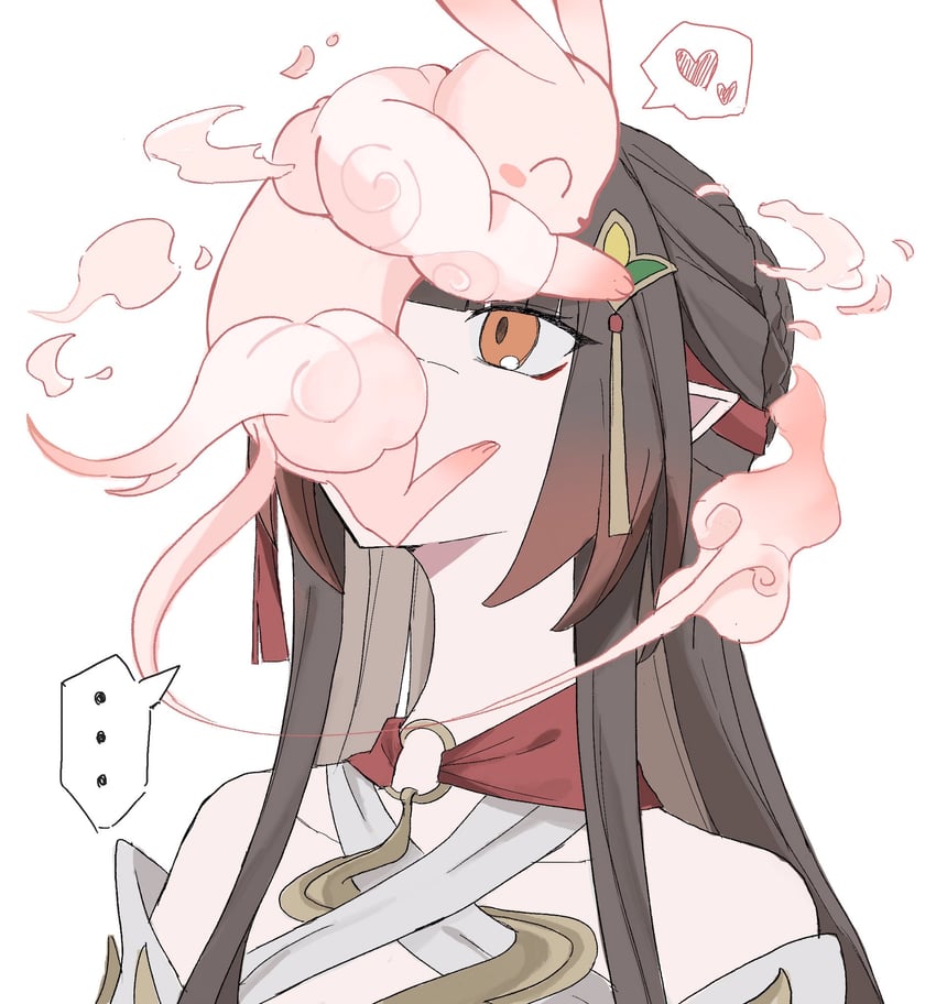 lingsha and fuyuan (honkai and 1 more) drawn by niupum