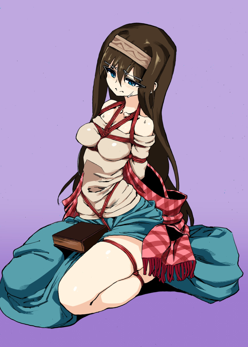 sagisawa fumika (idolmaster and 1 more) drawn by kinbakuman