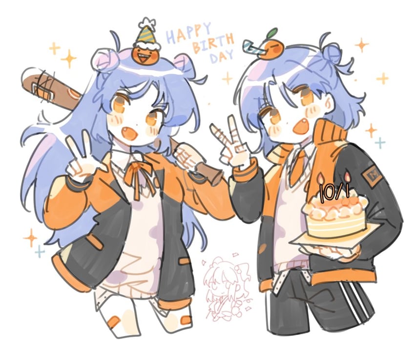 onozuka komachi (original and 1 more) drawn by rbfnrbf_(mandarin)
