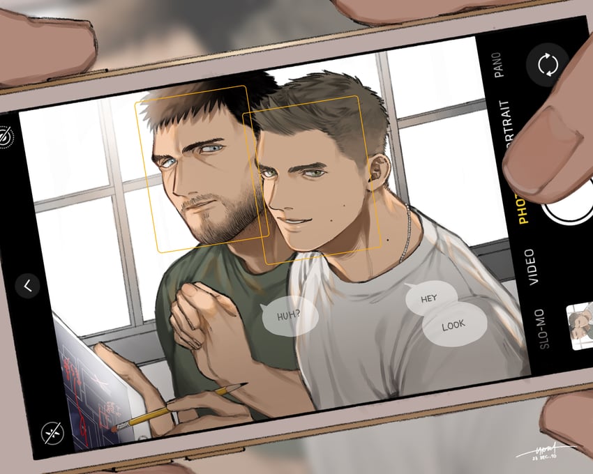 chris redfield and piers nivans (resident evil and 1 more) drawn by moto23059