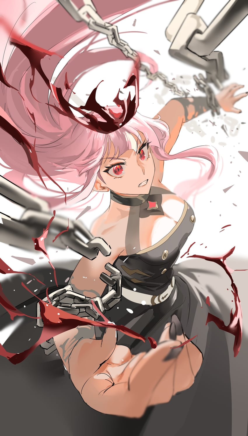 mori calliope (hololive and 1 more) drawn by set7