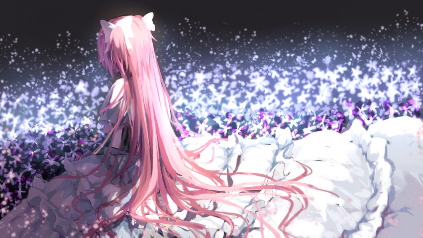 kaname madoka and ultimate madoka (mahou shoujo madoka magica) drawn by tatsu_(1078102475)