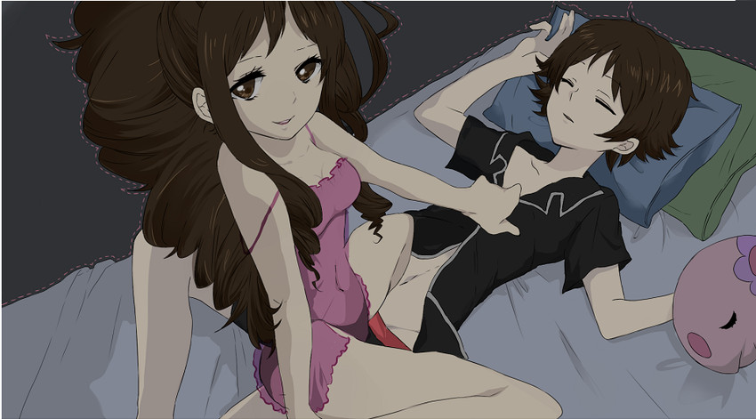 hilda, hilbert, and munna (pokemon and 1 more) drawn by chupa23