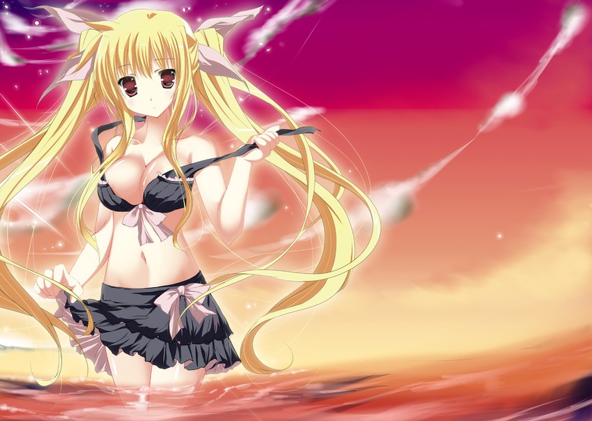 fate testarossa (lyrical nanoha and 2 more) drawn by nakamura_beta