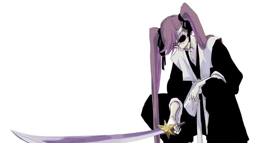 saitou furoufushi (bleach and 1 more) drawn by kubo_tite and spokota