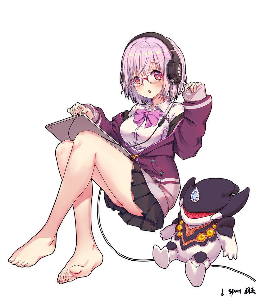 shinjou akane and anti (gridman universe and 1 more) drawn by tiaogeng