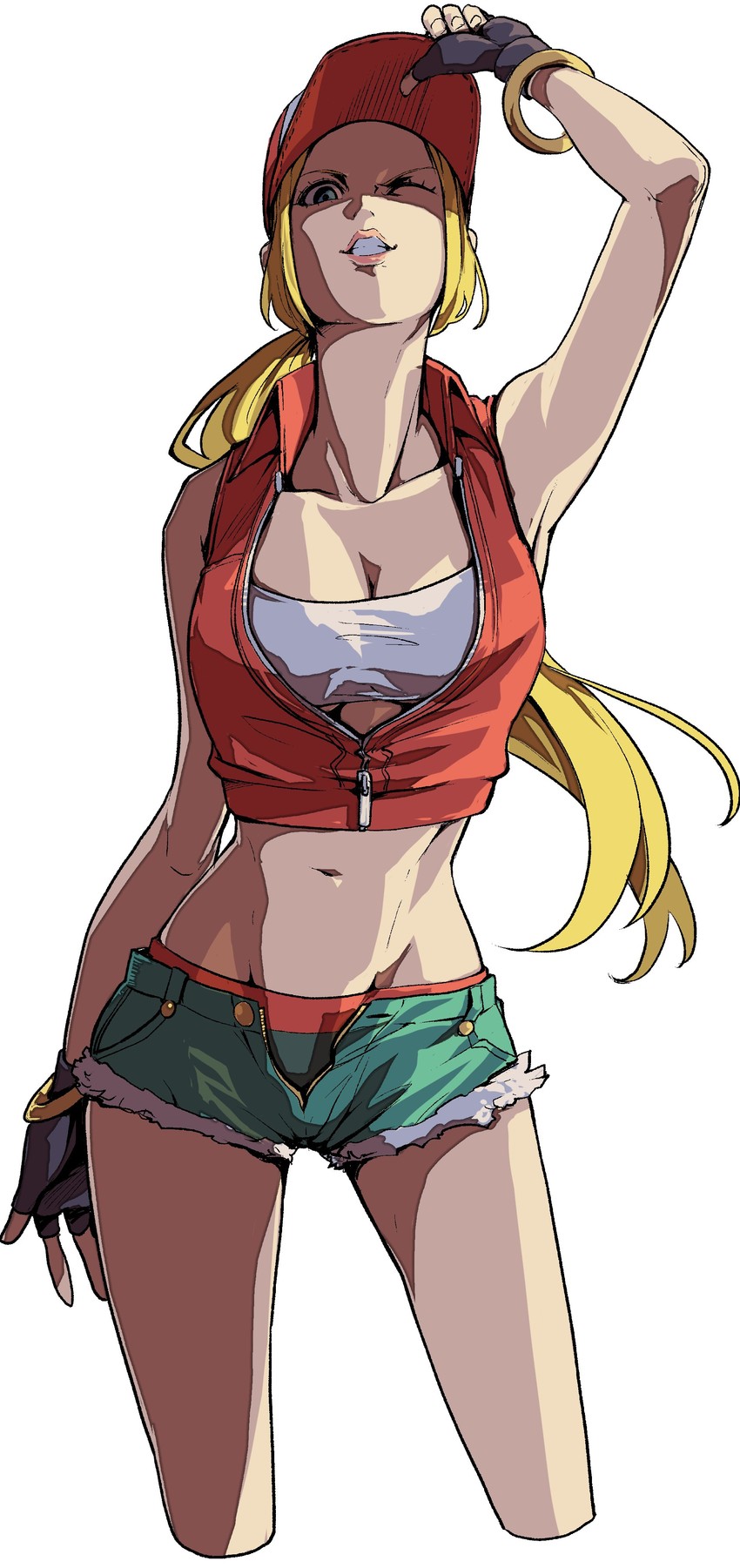 terry bogard (the king of fighters and 2 more) drawn by galbi_(iouytuuyio)