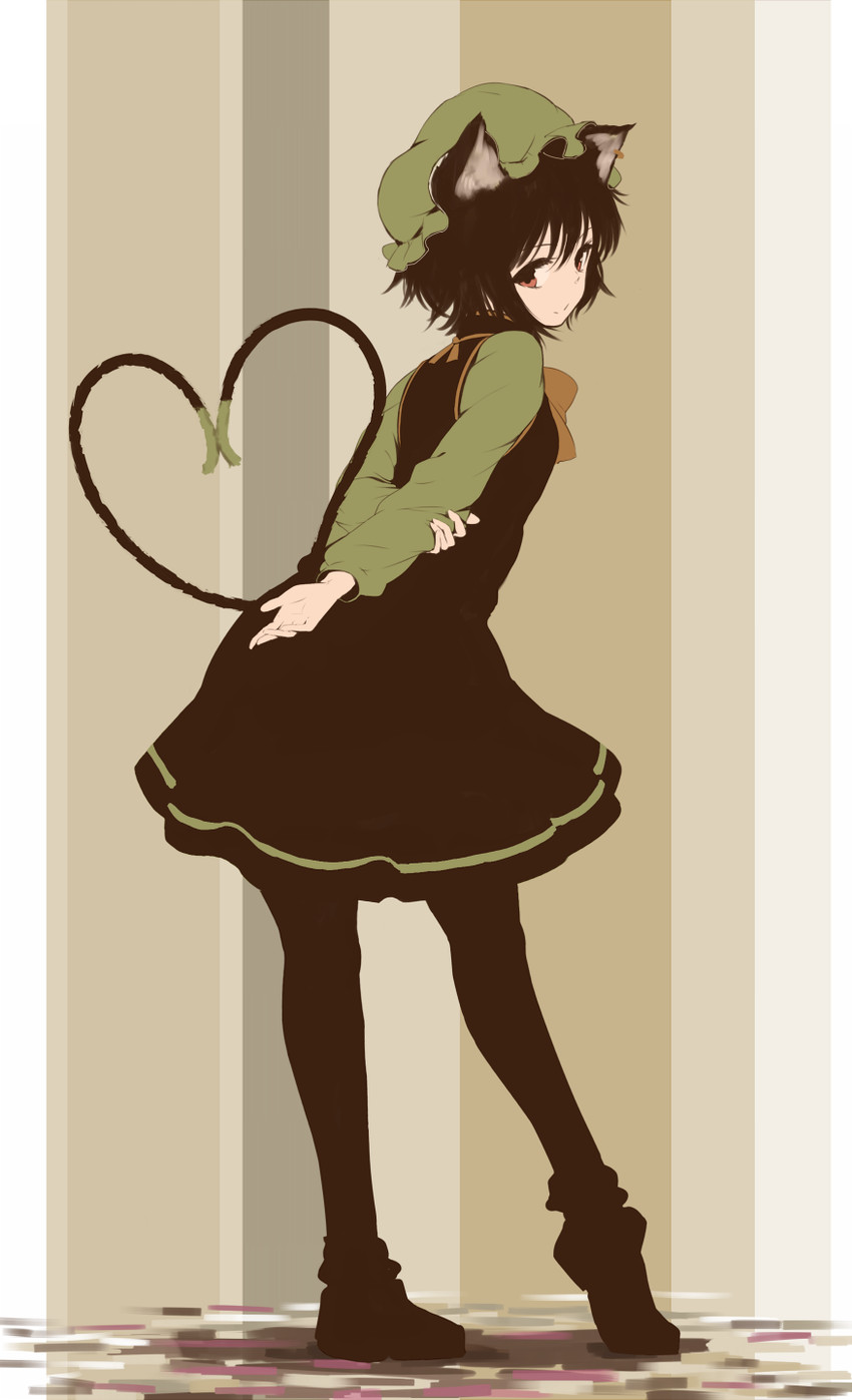 chen (touhou) drawn by kachayori
