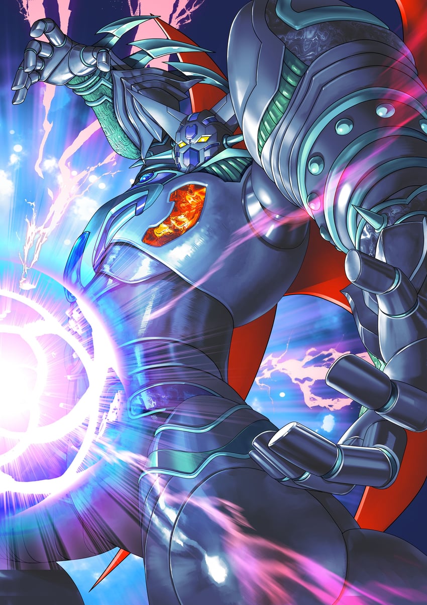 god getter (getter robo and 1 more) drawn by misogram