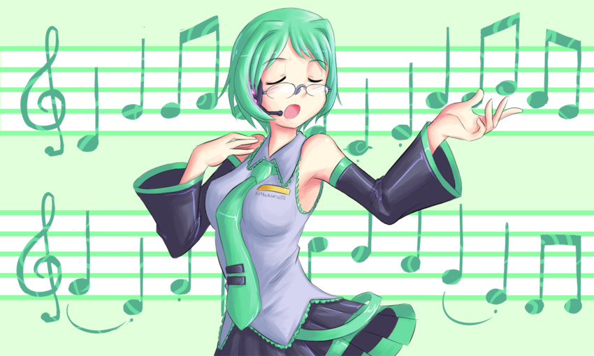 hatsune miku and hakamichi shizune (vocaloid and 1 more) drawn by cyzir_visheen