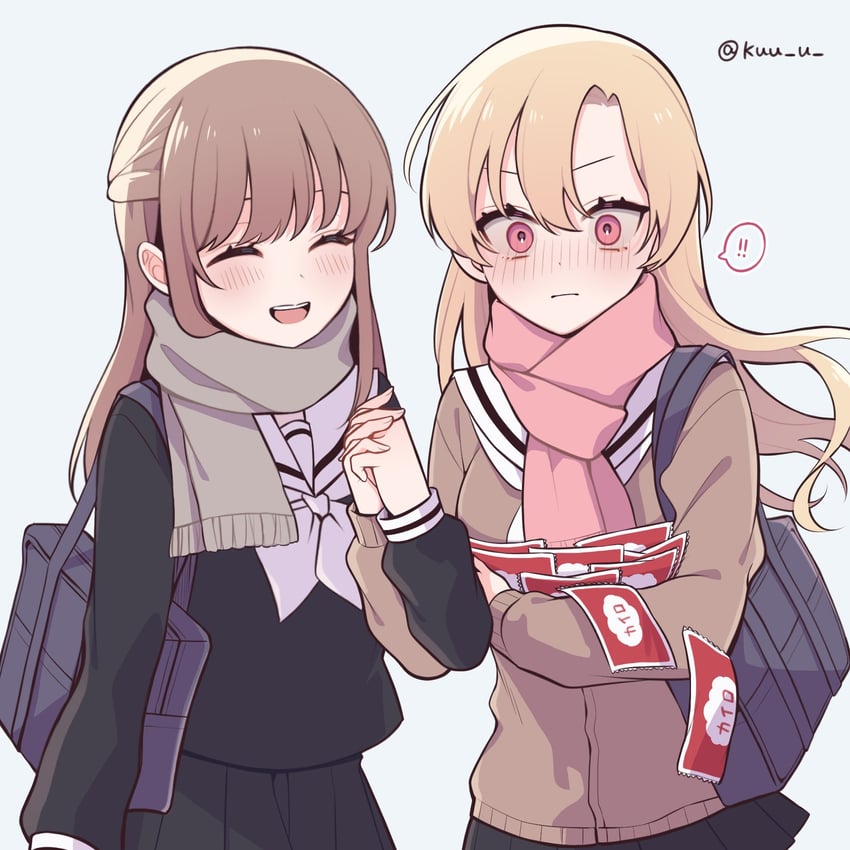 kimura honoka and hiyama yurina (shoujo manga shujinkou x rival-san) drawn by kuu_(abc823)