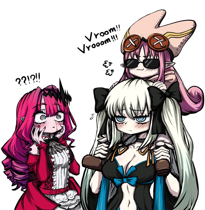 baobhan sith, morgan le fay, and habetrot (fate and 1 more) drawn by beolkkulcheese