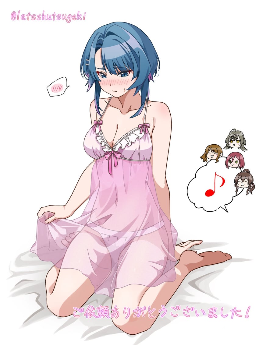 aizawa kazuha, sasaki ran, serizawa chikaru, iijima renka, and hatsukano yo (assault lily) drawn by chimimago