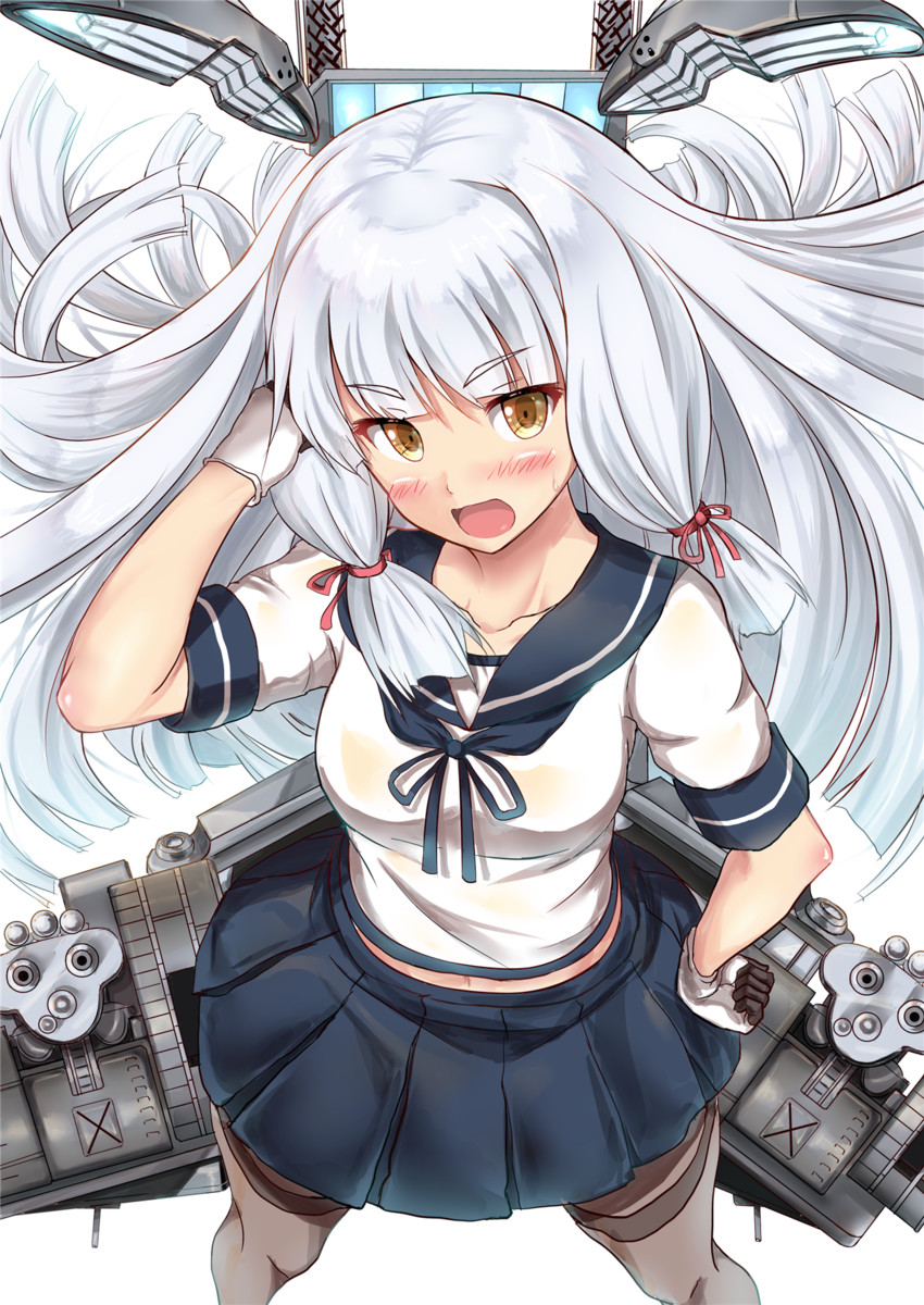 fubuki and murakumo (kantai collection) drawn by ichikawa_feesu