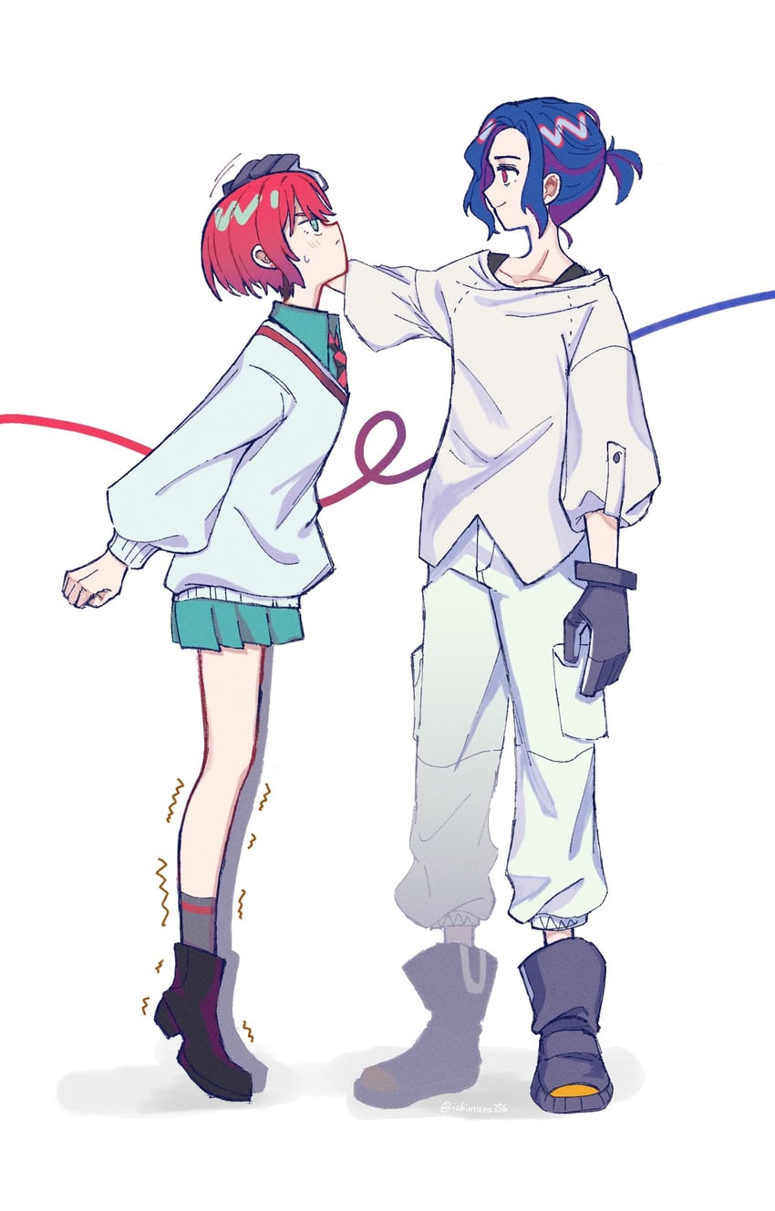 amate yuzuriha and shuji ito (gundam and 1 more) drawn by ichimura_(ichimura256)