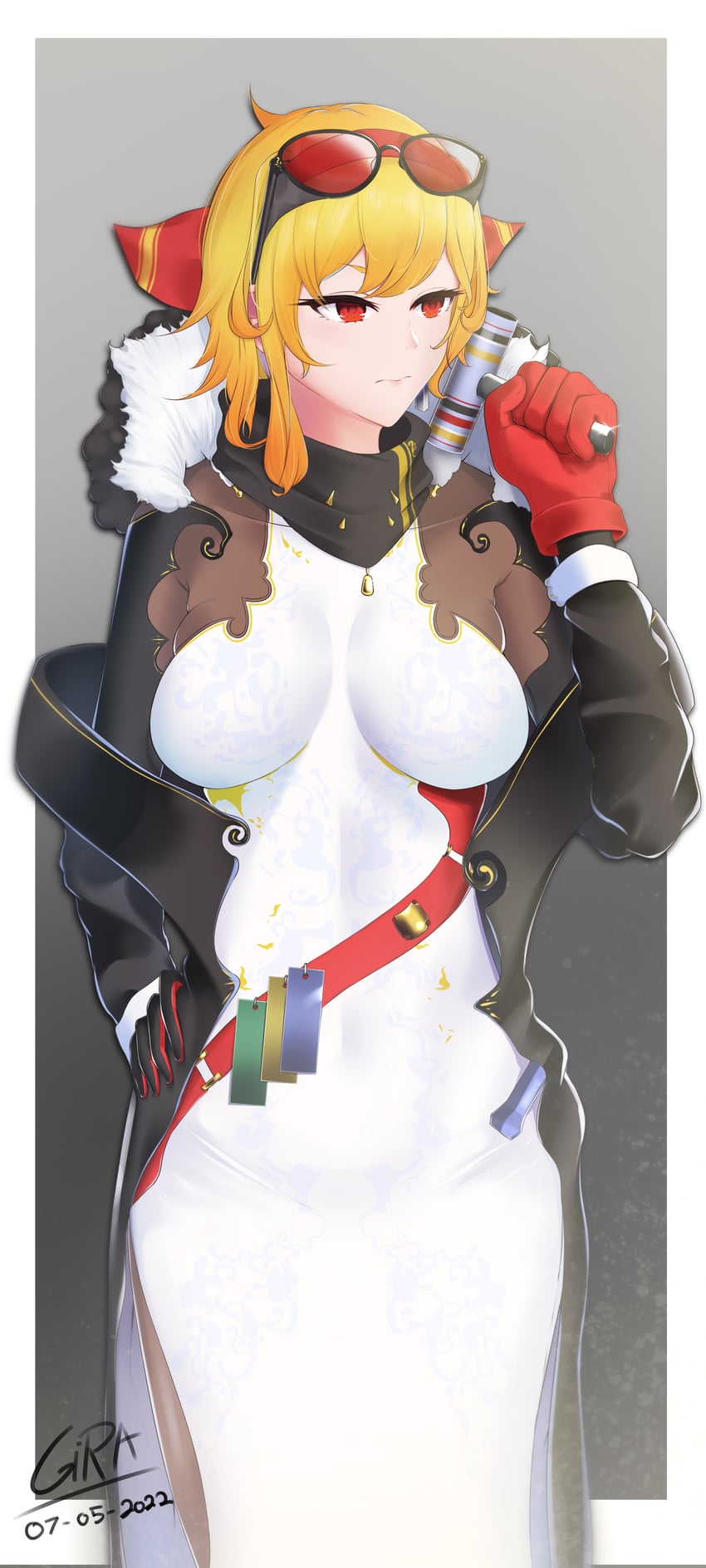 kaela kovalskia (hololive and 1 more) drawn by girarikyo