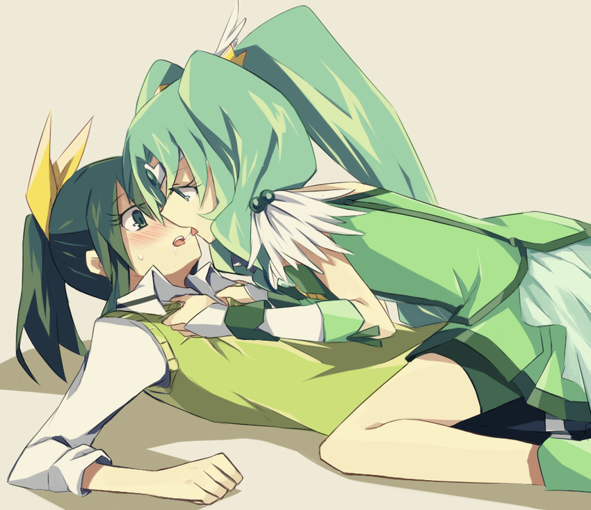 midorikawa nao and cure march (precure and 1 more) drawn by aoki_shizumi