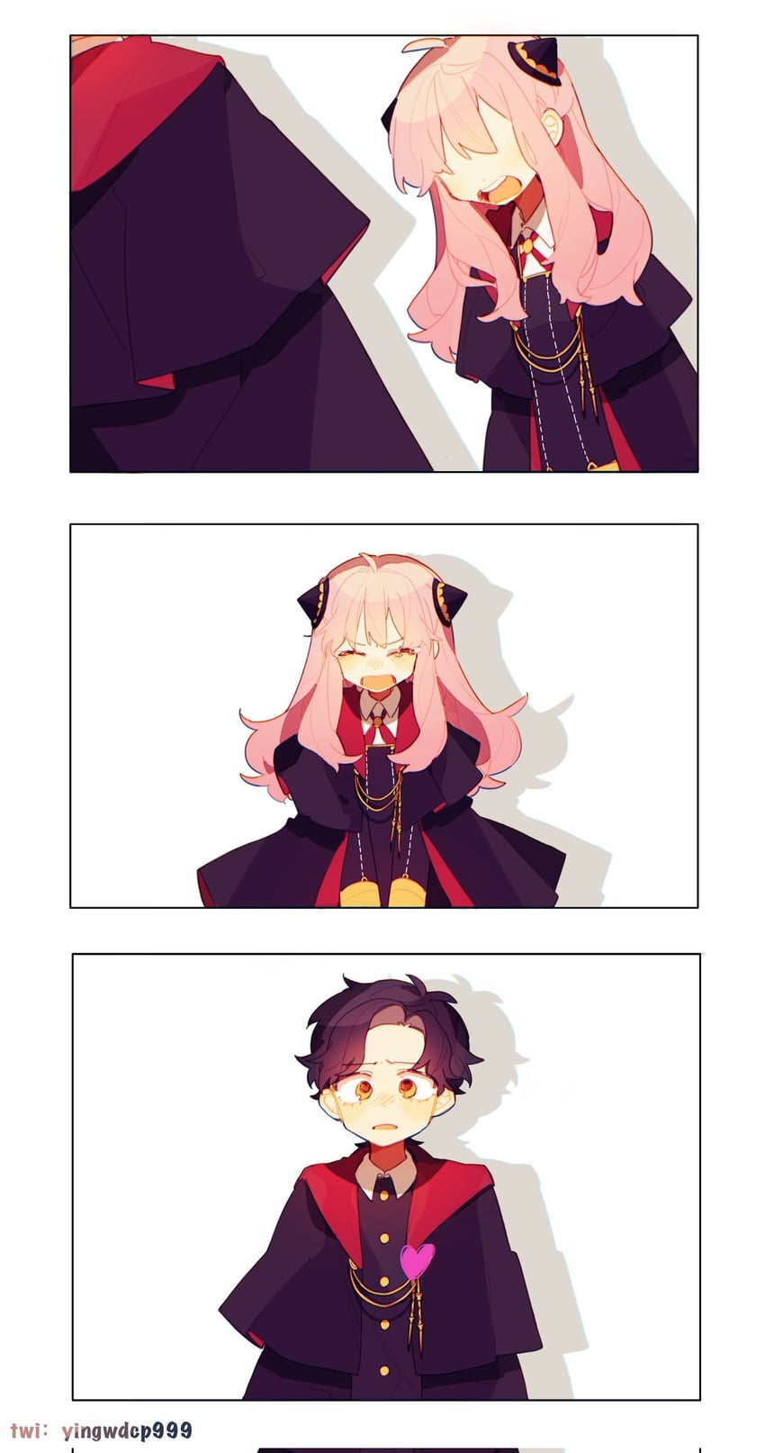anya and damian desmond (spy x family) drawn by yingwdcp999