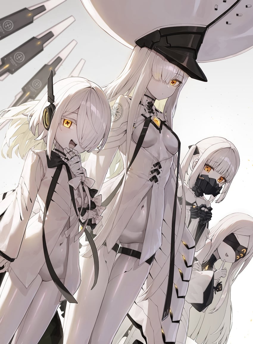 ein, sof, ohr, and malkuth (blue archive) drawn by kokukyukeo