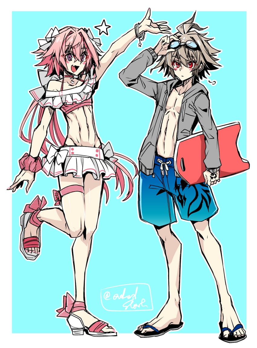 astolfo and sieg (fate and 1 more) drawn by haoro