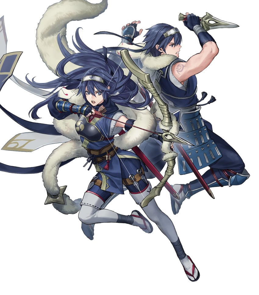 lucina and chrom (fire emblem and 2 more) drawn by p-nekor