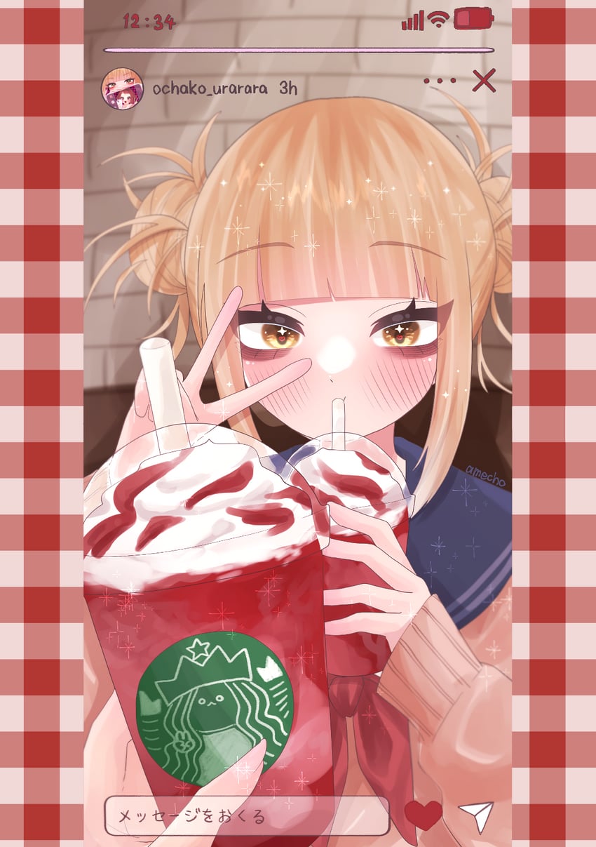 toga himiko (boku no hero academia) drawn by amecho_wa