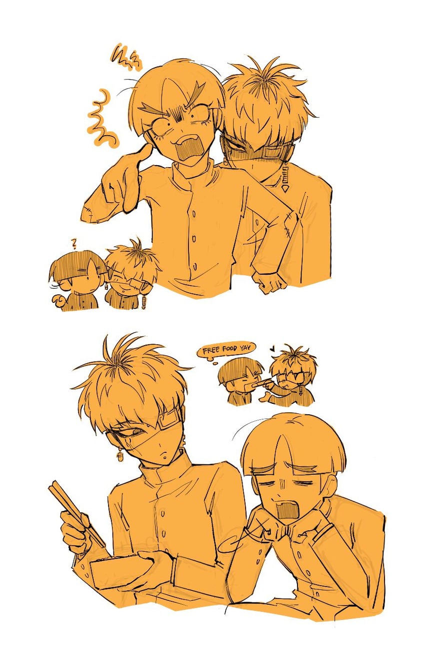 omokage yugamu and maruko gaku (the hundred line -last defense academy-) drawn by printerrrpng