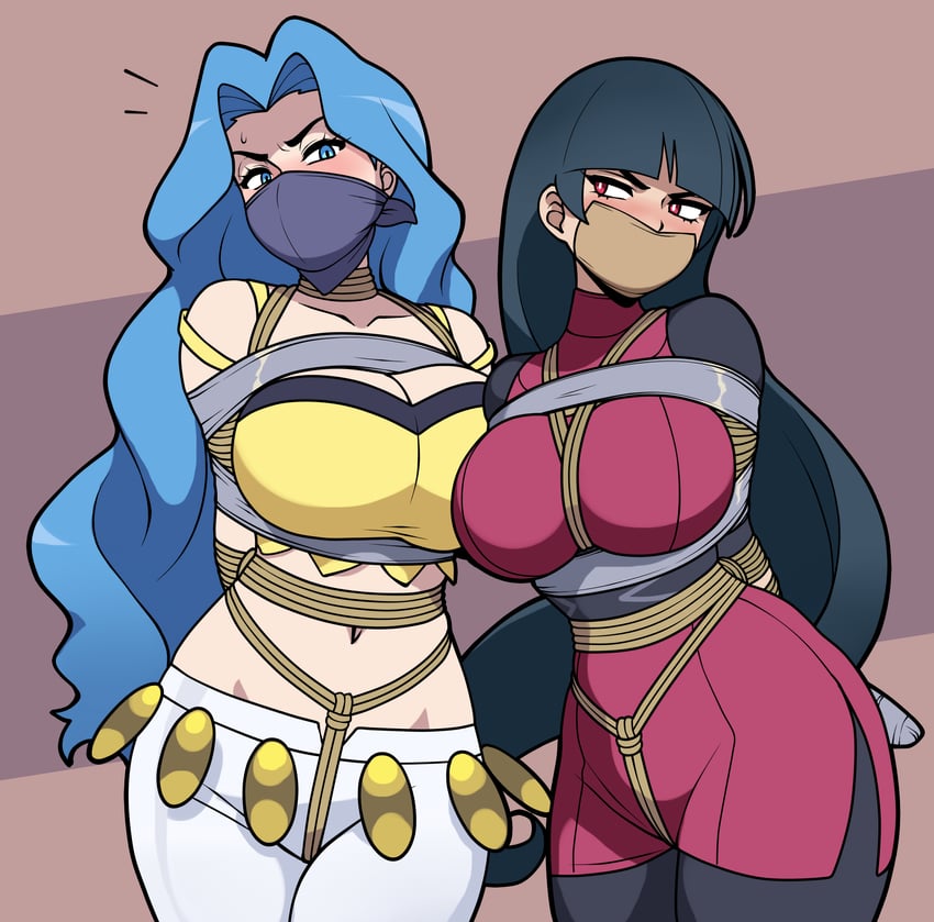 sabrina and karen (pokemon and 2 more) drawn by jam-orbital