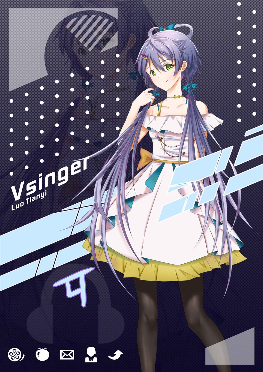luo tianyi (vocaloid and 1 more) drawn by zoooyt