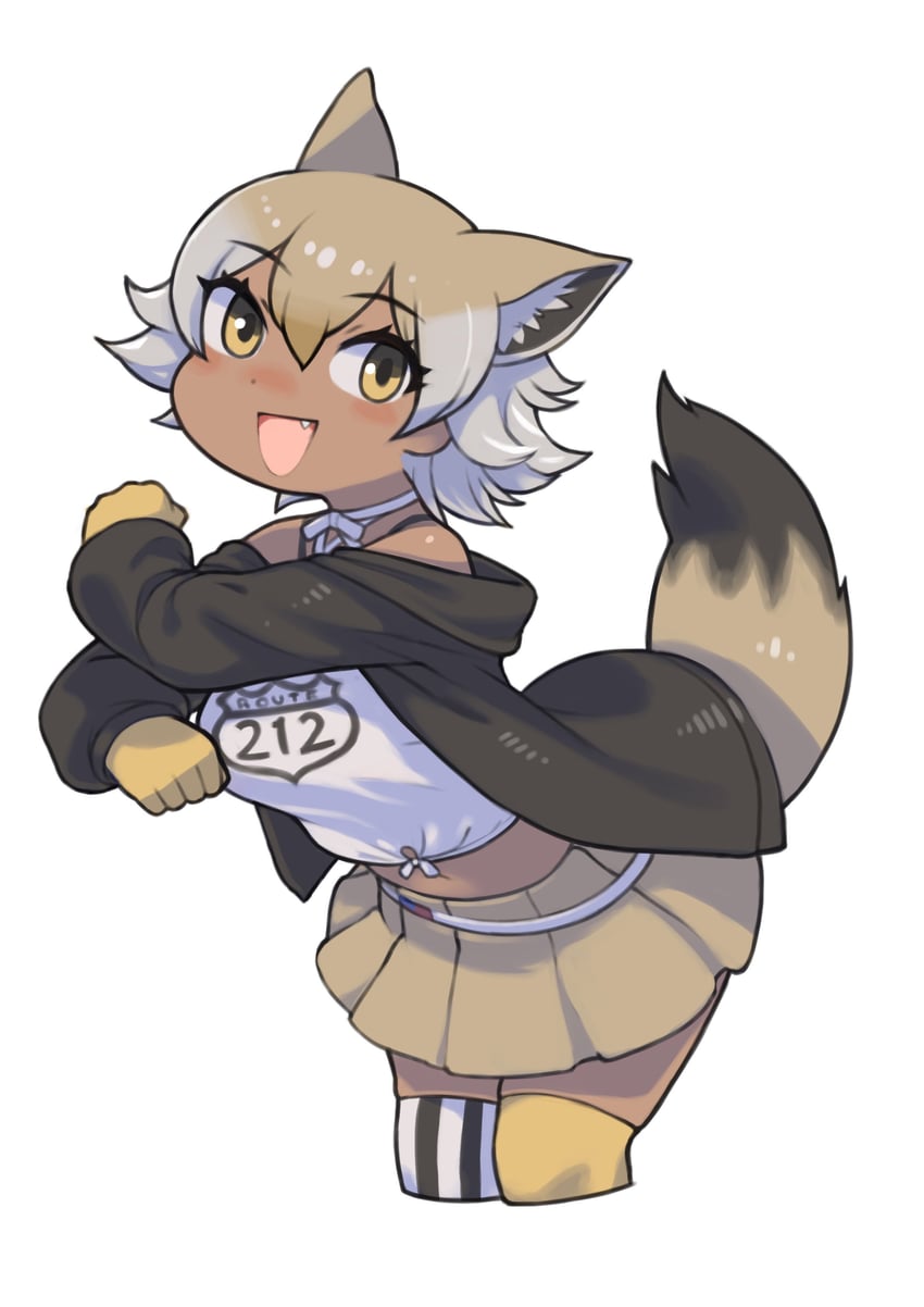 coyote (kemono friends and 1 more) drawn by rinx