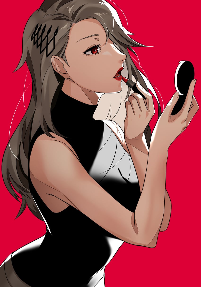 niijima sae (persona and 2 more) drawn by wanderstillart