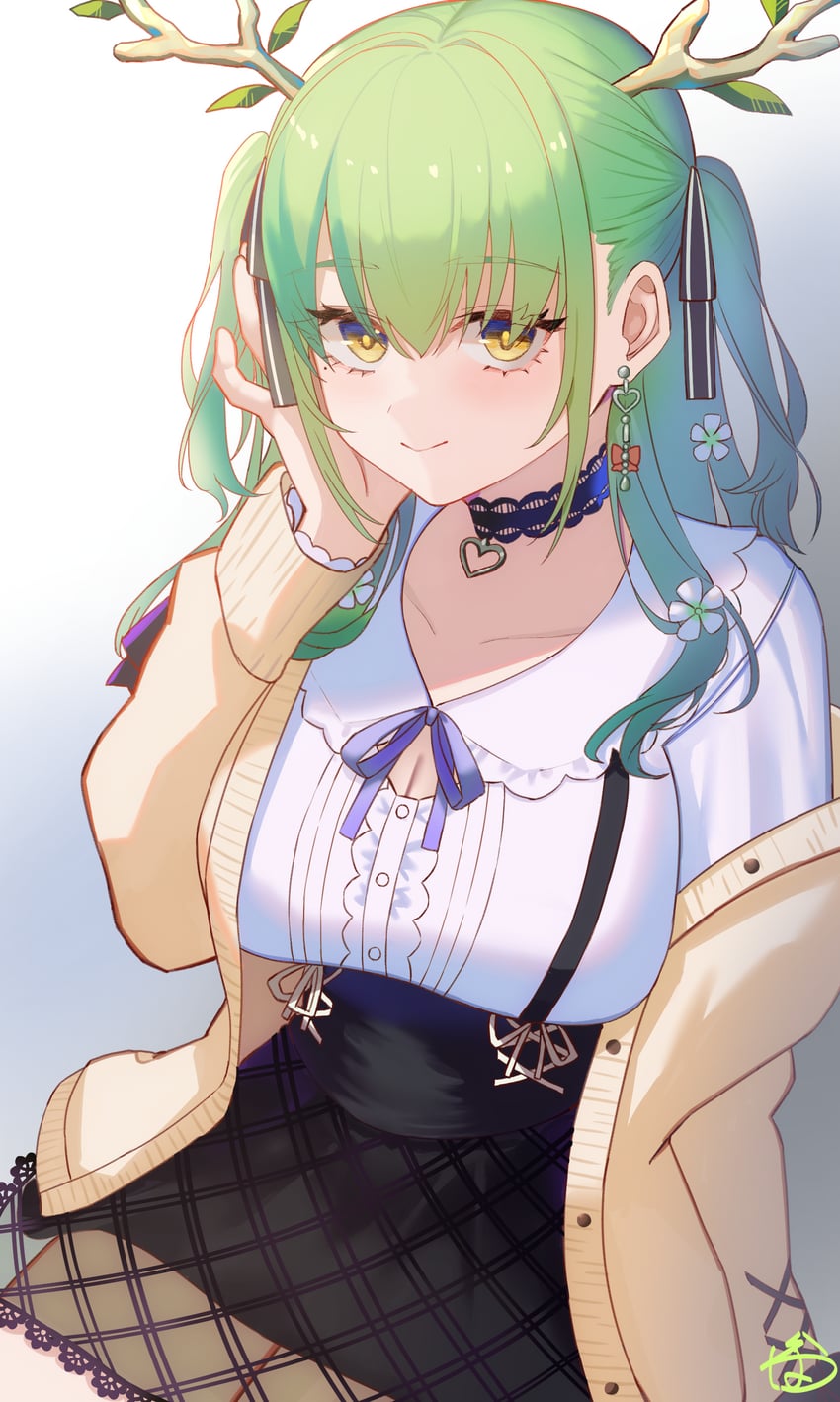 ceres fauna (hololive and 1 more) drawn by kuwahara_taiki