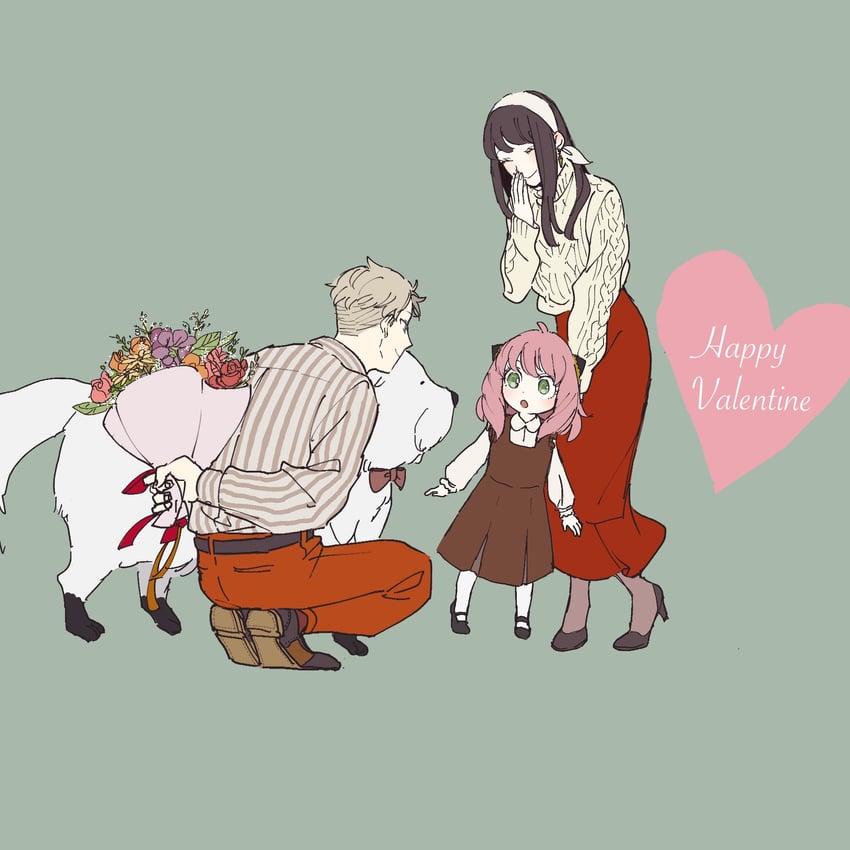 yor briar, anya, twilight, and bond (spy x family) drawn by tarutaruso3